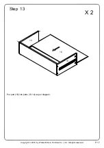 Предварительный просмотр 17 страницы Walker Edison BU56KIN2DD Assembly Instructions Manual