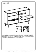 Предварительный просмотр 21 страницы Walker Edison BU56KIN2DD Assembly Instructions Manual