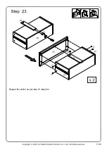 Предварительный просмотр 28 страницы Walker Edison BU56SBD3DR Assembly Instructions Manual