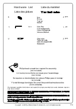 Предварительный просмотр 9 страницы Walker Edison BU58FRAN2D Assembly Instructions Manual