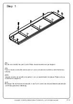 Предварительный просмотр 10 страницы Walker Edison BU58FRAN2D Assembly Instructions Manual