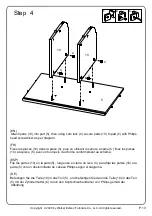 Предварительный просмотр 13 страницы Walker Edison BU58FRAN2D Assembly Instructions Manual