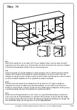 Предварительный просмотр 23 страницы Walker Edison BU58FRAN2D Assembly Instructions Manual