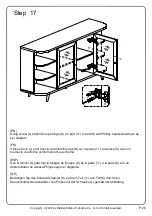 Предварительный просмотр 26 страницы Walker Edison BU58FRAN2D Assembly Instructions Manual