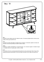 Предварительный просмотр 27 страницы Walker Edison BU58FRAN2D Assembly Instructions Manual