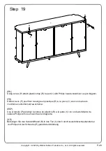 Предварительный просмотр 28 страницы Walker Edison BU58FRAN2D Assembly Instructions Manual