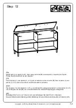 Предварительный просмотр 21 страницы Walker Edison BU58HPBM Assembly Instructions Manual