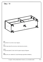 Предварительный просмотр 23 страницы Walker Edison BU58HPBM Assembly Instructions Manual