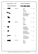 Предварительный просмотр 9 страницы Walker Edison BU58NADFGL Instructions Manual