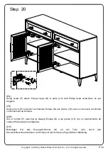 Предварительный просмотр 30 страницы Walker Edison BU58NADFGL Instructions Manual