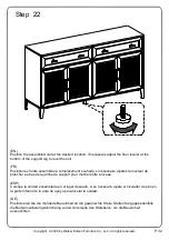 Предварительный просмотр 32 страницы Walker Edison BU58NADFGL Instructions Manual