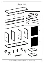 Preview for 3 page of Walker Edison BU59HAV4DR Assembly Instructions Manual