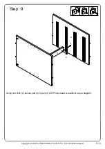 Preview for 13 page of Walker Edison BU59HAV4DR Assembly Instructions Manual