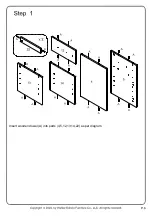 Предварительный просмотр 6 страницы Walker Edison BU60BALWM Assembly Instructions Manual