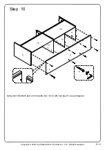 Предварительный просмотр 15 страницы Walker Edison BU60BALWM Assembly Instructions Manual