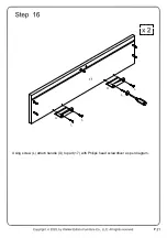 Предварительный просмотр 21 страницы Walker Edison BU60BALWM Assembly Instructions Manual