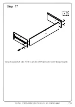 Предварительный просмотр 22 страницы Walker Edison BU60BALWM Assembly Instructions Manual