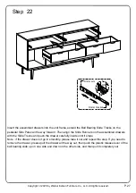 Предварительный просмотр 27 страницы Walker Edison BU60BALWM Assembly Instructions Manual