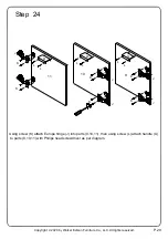 Предварительный просмотр 29 страницы Walker Edison BU60BALWM Assembly Instructions Manual