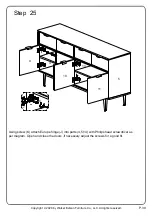 Предварительный просмотр 30 страницы Walker Edison BU60BALWM Assembly Instructions Manual