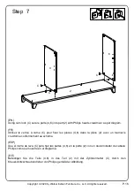 Preview for 16 page of Walker Edison BU60FAYFW Assembly Instructions Manual