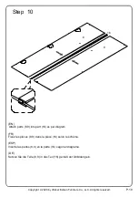 Preview for 19 page of Walker Edison BU60FAYFW Assembly Instructions Manual