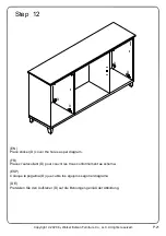 Preview for 21 page of Walker Edison BU60FAYFW Assembly Instructions Manual