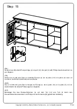 Preview for 24 page of Walker Edison BU60FAYFW Assembly Instructions Manual