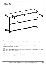 Preview for 27 page of Walker Edison BU60FAYFW Assembly Instructions Manual