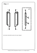 Предварительный просмотр 6 страницы Walker Edison BU60LANFW Assembly Instructions Manual