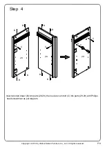 Предварительный просмотр 8 страницы Walker Edison BU60LANFW Assembly Instructions Manual