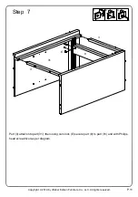 Предварительный просмотр 11 страницы Walker Edison BU60LANFW Assembly Instructions Manual