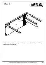 Предварительный просмотр 12 страницы Walker Edison BU60LANFW Assembly Instructions Manual