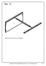 Предварительный просмотр 14 страницы Walker Edison BU60LANFW Assembly Instructions Manual