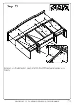 Предварительный просмотр 17 страницы Walker Edison BU60LANFW Assembly Instructions Manual