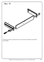 Предварительный просмотр 23 страницы Walker Edison BU60LANFW Assembly Instructions Manual