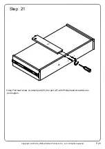 Предварительный просмотр 25 страницы Walker Edison BU60LANFW Assembly Instructions Manual