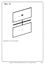 Предварительный просмотр 34 страницы Walker Edison BU60LANFW Assembly Instructions Manual