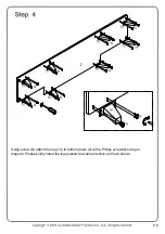 Preview for 9 page of Walker Edison BU62LAU4D Assembly Instructions Manual