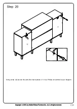 Preview for 25 page of Walker Edison BU62LAU4D Assembly Instructions Manual