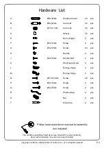 Preview for 4 page of Walker Edison BU62NOA4D Assembly Instructions Manual