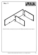 Preview for 9 page of Walker Edison BU62NOA4D Assembly Instructions Manual