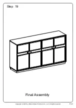 Preview for 23 page of Walker Edison BU62NOA4D Assembly Instructions Manual