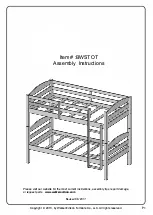 Preview for 1 page of Walker Edison BWSTOT Assembly Instructions Manual