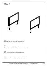 Предварительный просмотр 6 страницы Walker Edison C42LWSQ Assembly Instructions Manual