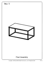 Предварительный просмотр 10 страницы Walker Edison C42LWSQ Assembly Instructions Manual