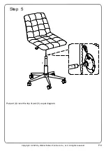 Preview for 9 page of Walker Edison CHJOSTSK Assembly Instructions Manual