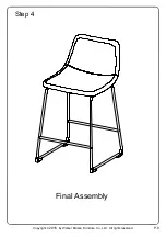 Preview for 9 page of Walker Edison CHL26 Assembly Instructions Manual