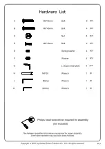 Предварительный просмотр 3 страницы Walker Edison CHRM26 Assembly Instructions