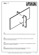 Предварительный просмотр 15 страницы Walker Edison CRFL1K Assembly Instructions Manual